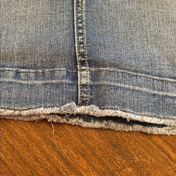 LOFT Light Blue Denim Mini Skirt - Picture 4 of 5